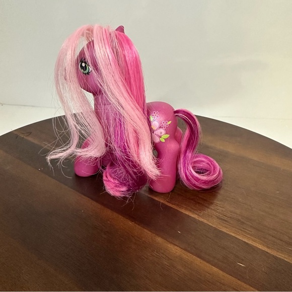 My Little Pony G3 Cheerilee 2007 Figure Pink Floral Flower Cutie Mark - Picture 4 of 7
